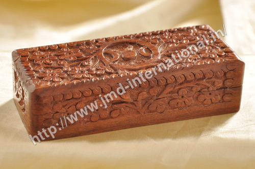 Wooden carved box
