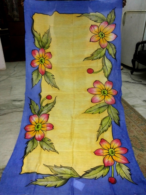 Hand Painted Silk Scarfs