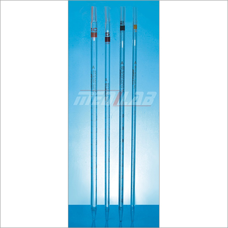 Pipette - Glass Serological Graduated 0.1-25.0 Ml, Color Coded, Class 'A' and 'B', DIN 12696