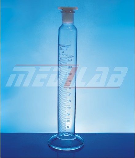Measuring Cylinder - Borosilicate Glass, 100 Ml, 30 Mm Diameter | Accurate Volume, Easy Pouring, Stable Hexagonal Base, Clear Scale, Durable