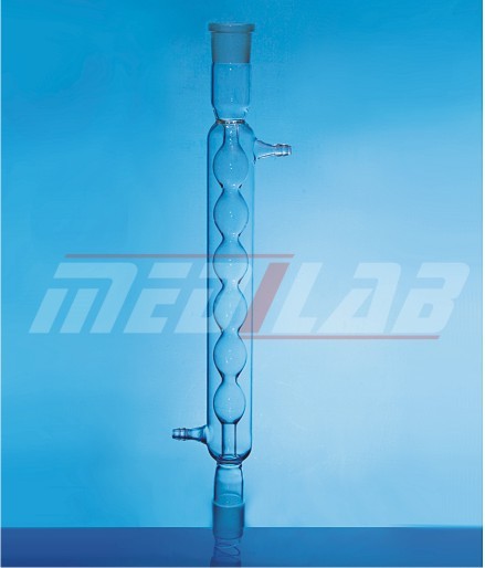 Allihn Bulb Condenser - Borosilicate Glass, 100-1000ml, Cone 40/38-60/46 | Efficient Cooling, Soxhlet Compatible