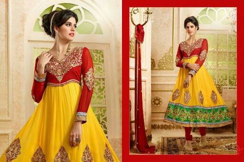 Synthitic Anarkali Suits (Eliza)