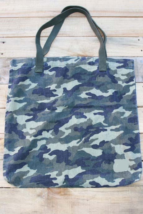 Camouflage Cotton Bag