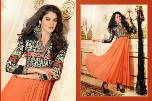 Synthitic Anarkali Suits (Eliza)