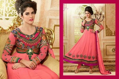 Synthitic Anarkali Suits (Eliza)