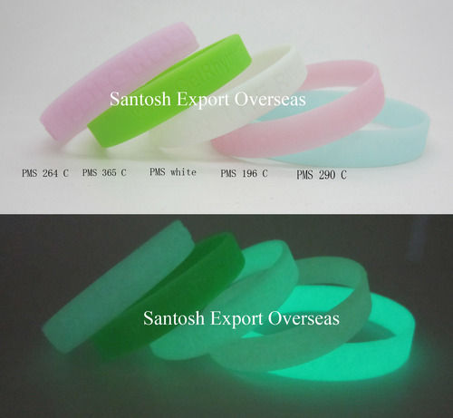 Glow in Dark Silicone Wristbands