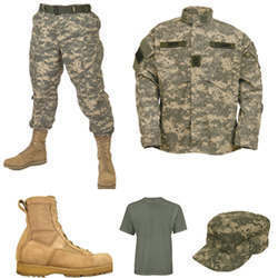 Terry Cotton Army Uniforms & Fabrics