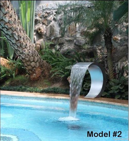 Steel Pool Flow Fountain