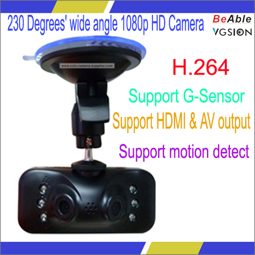 230 Degrees' wide angle 1080p HD Camera