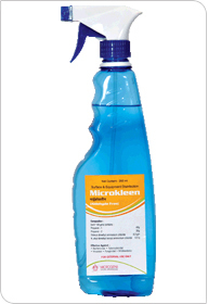 Disinfectant cleansing