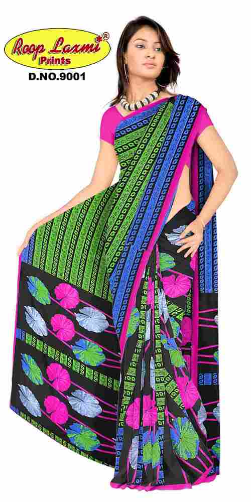 Printed saree