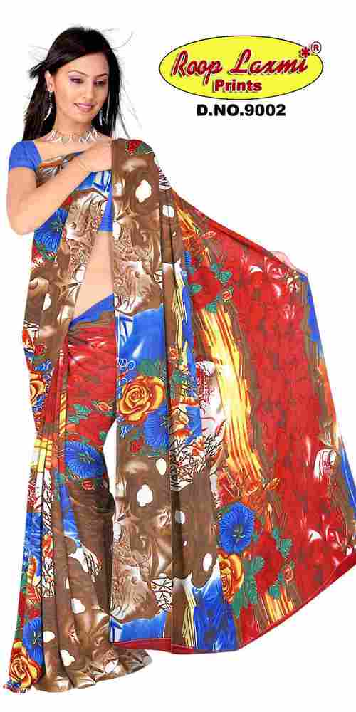 Printed saree