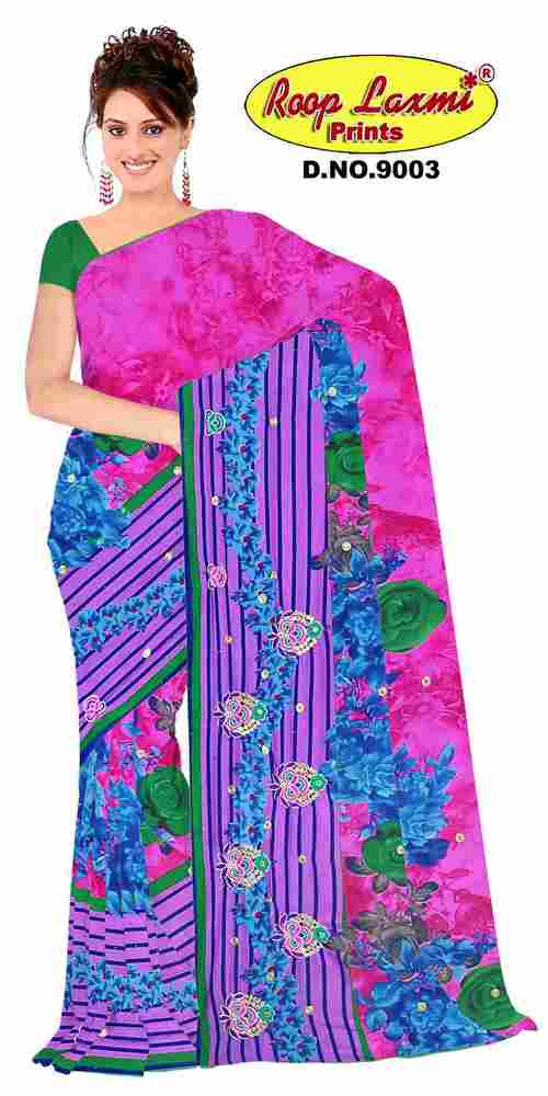 Printed saree