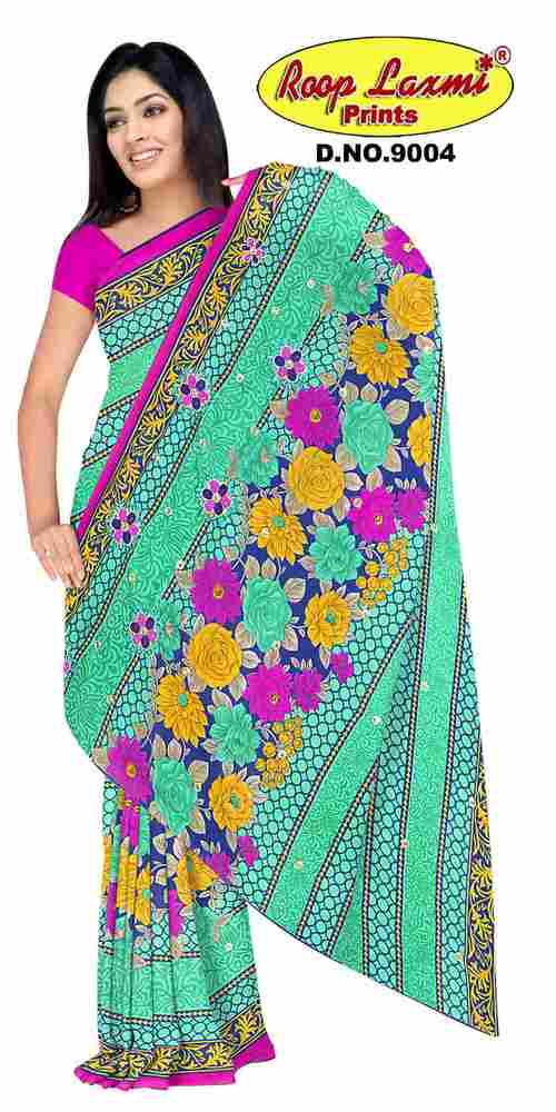 Printed saree