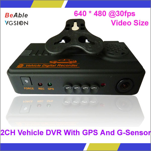 2CH Vehicle DVR with GPS and G-sensor