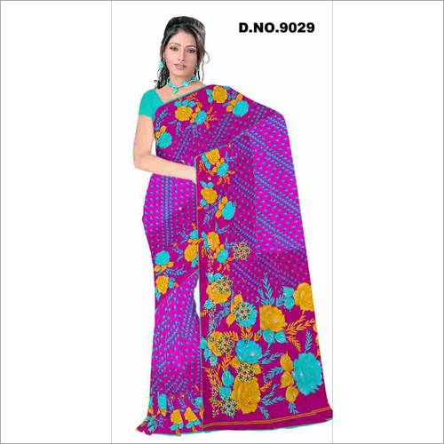 Printed saree