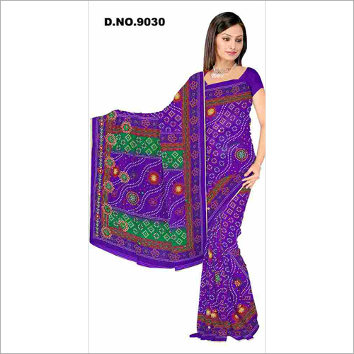 Printed saree