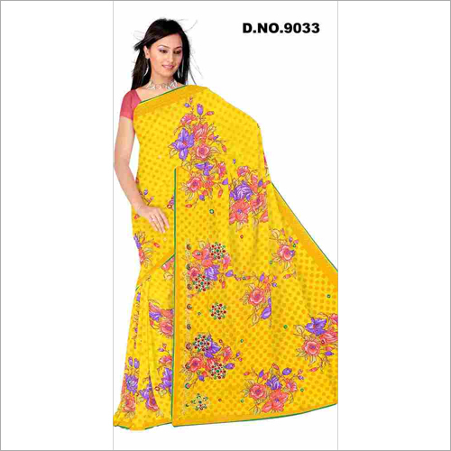 Printed saree