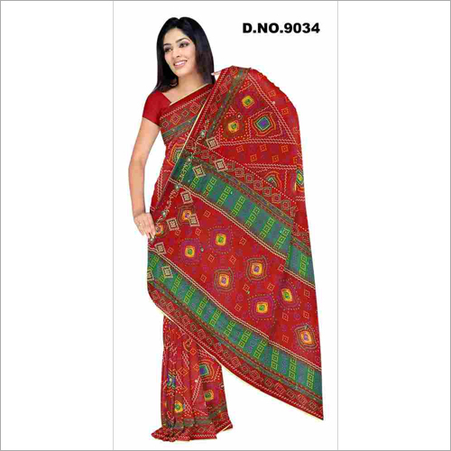 Printed saree