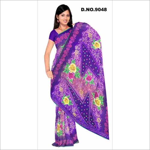 Printed saree