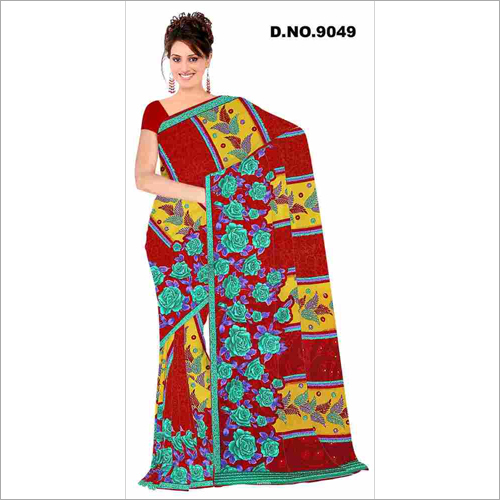 Printed saree