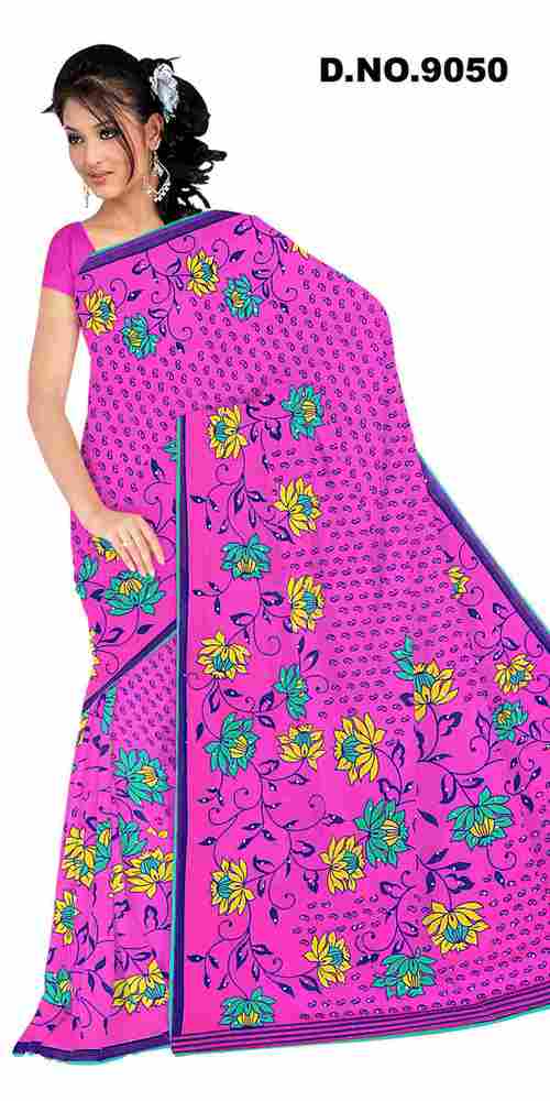 Printed saree