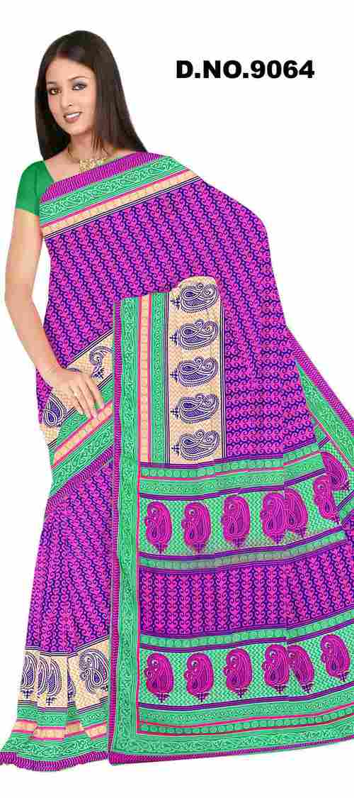 Printed saree