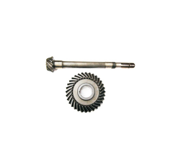Crown Wheel & Pinion - Steel, Variable Diameter, Variable Length | Durable, Precise, Corrosion-Resistant, Easy Fit, Long Life, Machined Finish