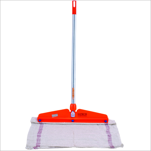 WIPER LUXCO - Plastic Granules, 48 Inch Stick, 18 Inch Red Base | Durable, Lightweight, Refillable, Aluminum Handle