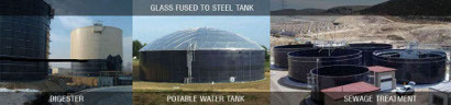 Glass Fused to steel tank