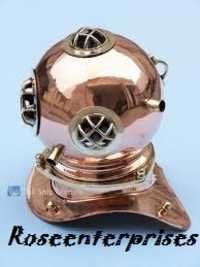 Nautical Home Decor Mini Diving Helmet