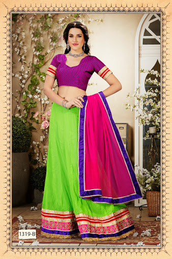 Lehanga Style Saree
