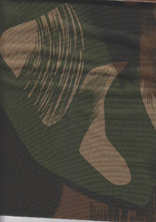 Green & Brown Ptfe Coated Camouflage Fabric
