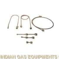 Copper Burner Pigtails - Copper Tube With Brass Bullnose & Nut, 12"-60" For 3/8 Bspm Connections | Easy To Connect, Light Weight, Leakage Proof, More Flexibility