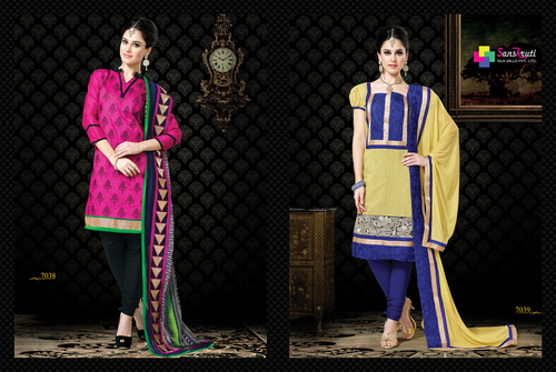 designer Chanderi Suits for Ladies