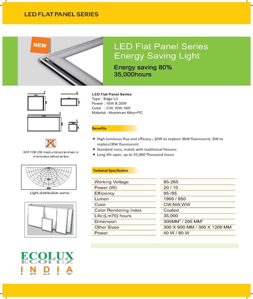 LED FLAT PANEL SERIES