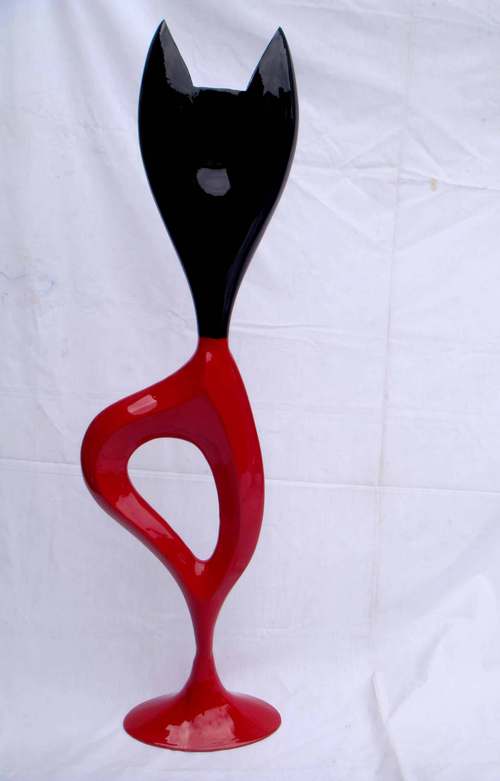 Decorative Item - Resin, 30cm, Red | Elegant Design, Unique Style, Glossy Finish, Durable Material