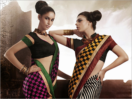 Trendy Embroidered Sarees