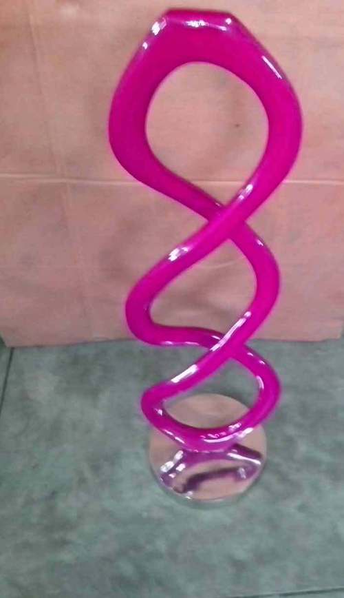Display Chain New - Acrylic Metal, 150cm Height, 20cm Base Diameter, Pink | Elegant Design, Durable Material, Easy Assembly, Space Saving, Modern Style