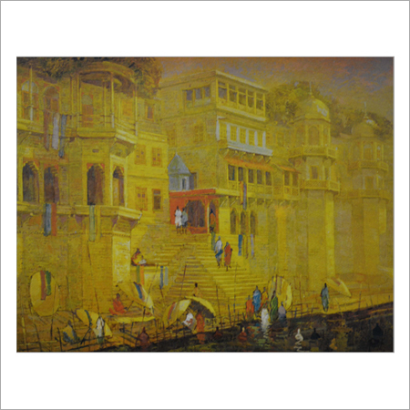 YS-20 x 28/26 x 34 Canvas, Yellow - Oil Painting, Vivid Colors, Fine Details, Optional Frame