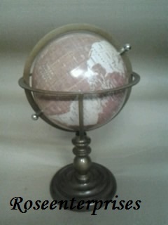 Globe With Wooden Stand