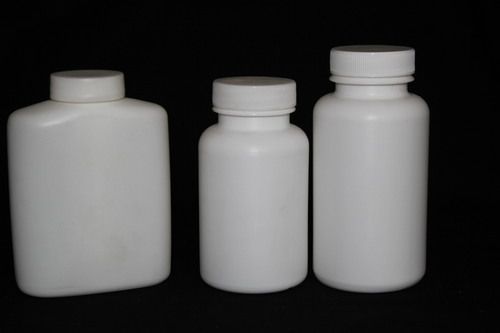 White Tablet Container With Screw Cap