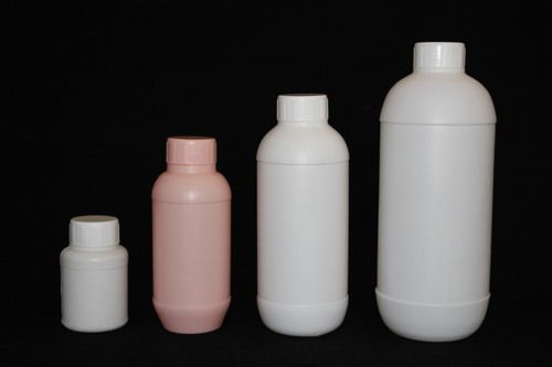 Brown & White Narrow Mouth Cylindrical Bottles For Liquids