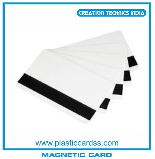 White And Black Magnetic Swipe Card