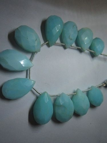 Pear Cut Peru Opal Faceted Almond