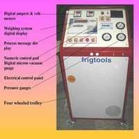 Fully Automatic Refrigerant Charging Machine - Color: Cream And Red