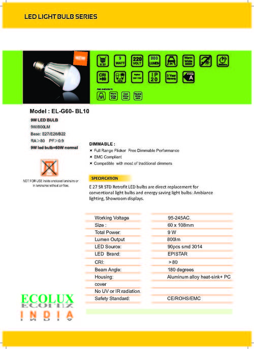 LED Light Bulb Series