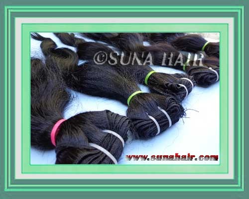 A grade natural remy silky human hair
