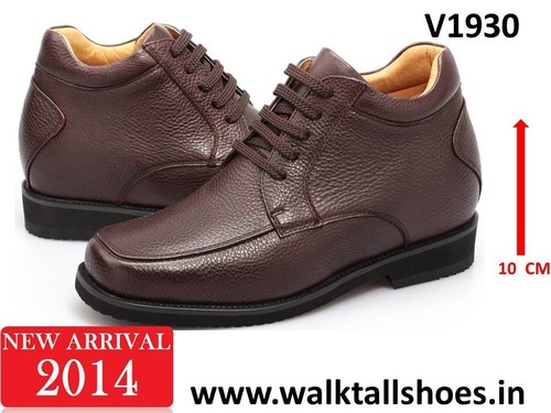 Brown Elevator Semi Formal Shoes