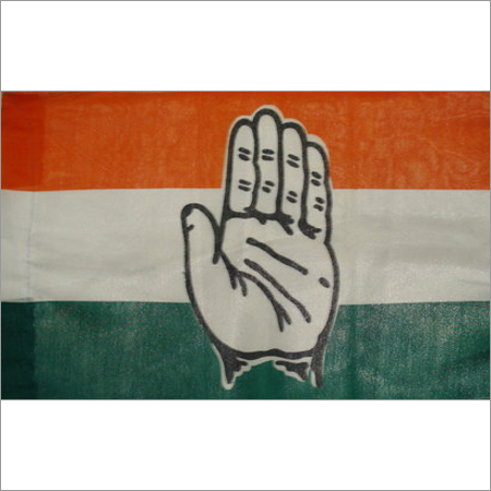 Political Flags - Non-Woven Fabric Bamboo Flagpole | Customized Colors Printed Design Ideal for Bike and Hand Use